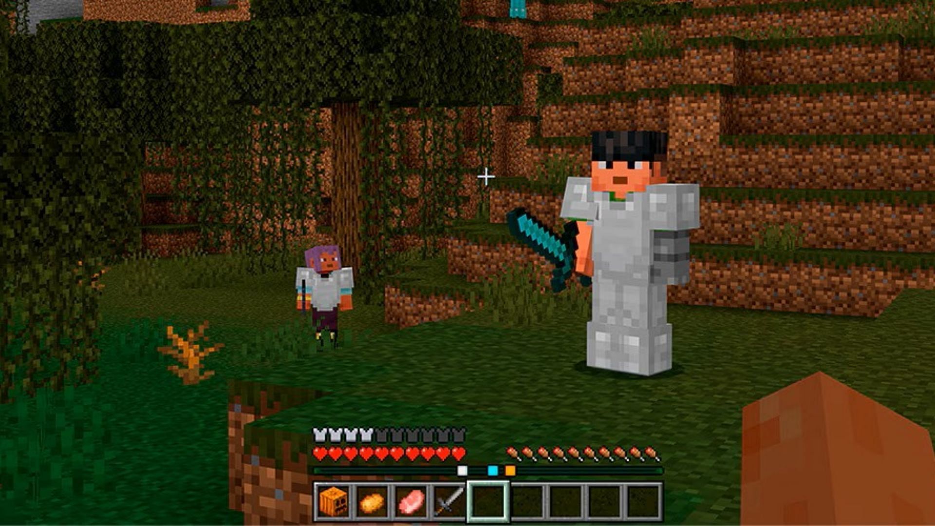Minecraft will receive a new player locator bar (Image via Sportskeeda Gaming || Mojang Studios)